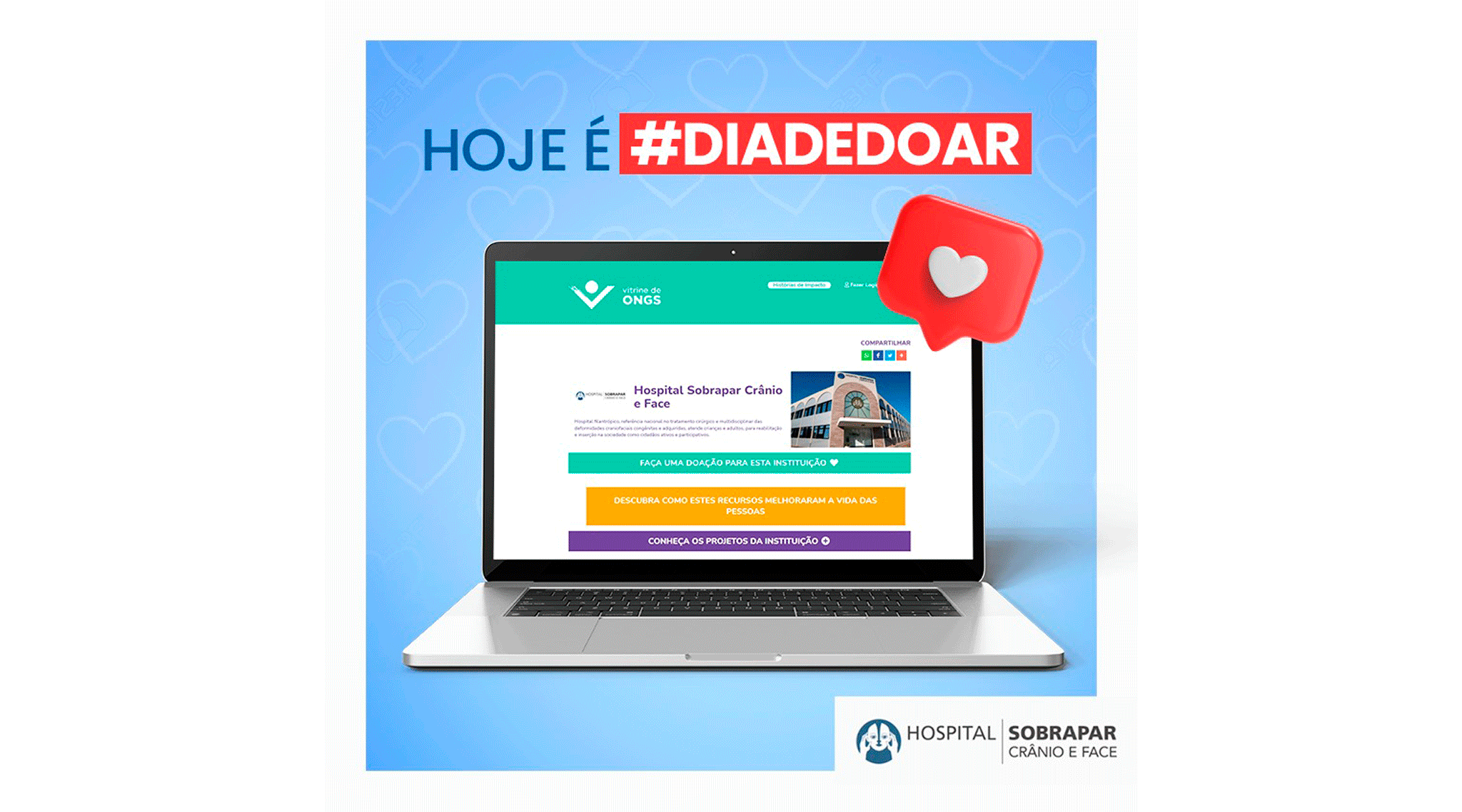 Hoje é #DIADEDOAR!