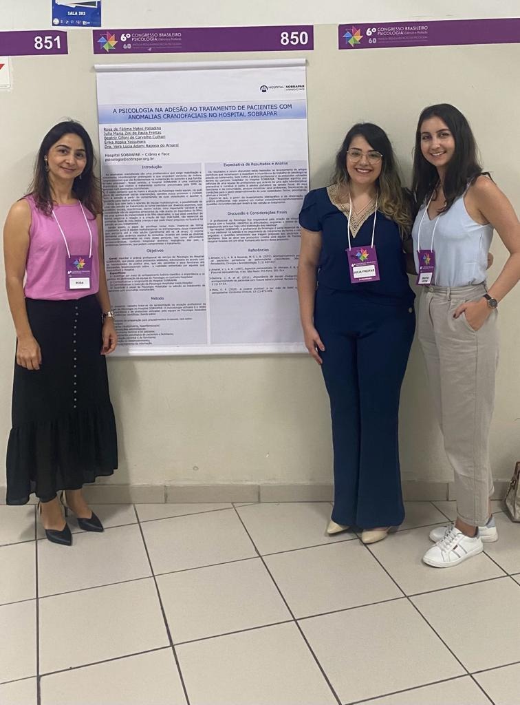 Membros da equipe de Psicologia participam do Congresso Brasileiro de Psicologia